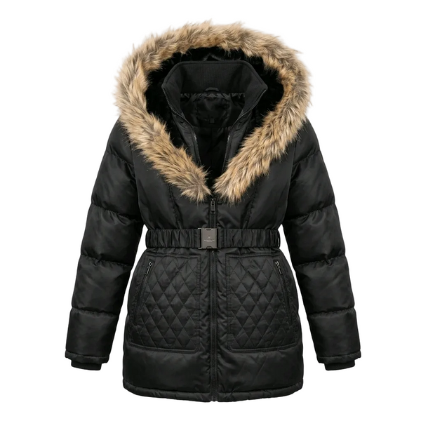 ADDICTION TO COMFORT WOMEN'S BLACK WINTER JACKET
