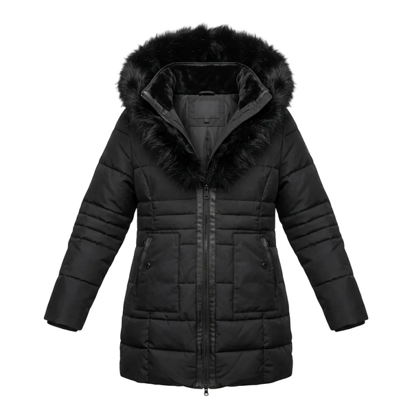 KOLDTEK WOMEN'S LONG PARKA BLACK WINTER JACKET