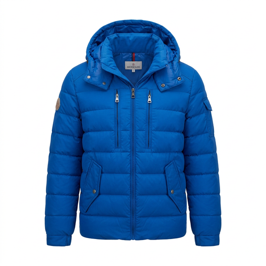 JACK & JONES ORIGINALS MEN'S LITE SHORT PUFFER BLUE JACKET