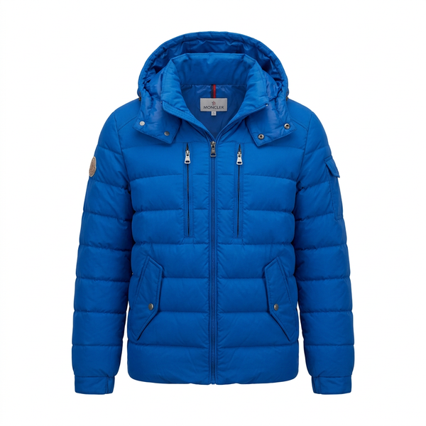JACK & JONES ORIGINALS MEN'S LITE SHORT PUFFER BLUE JACKET