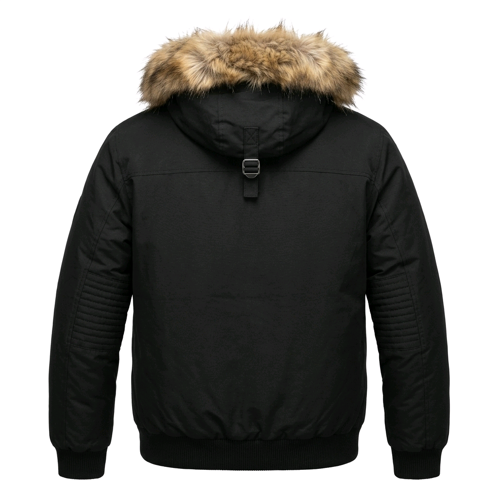 SOUTPOLE MEN'S PADED BLACK WINTER JACKET