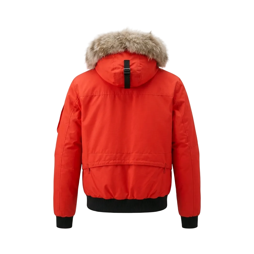 NOIZE DANSHORE 14 MEN'S FIRE RED WINTER JACKET