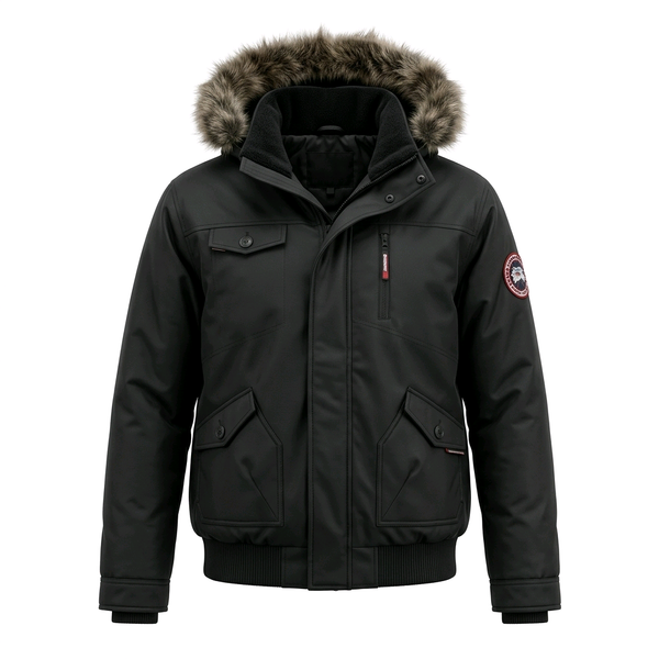SOUTPOLE MEN'S PADED BLACK WINTER JACKET