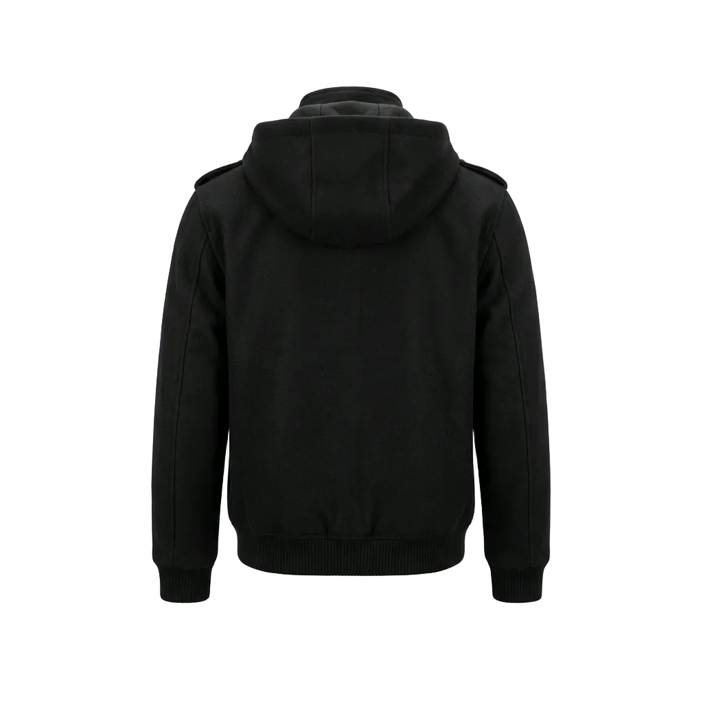 PJ MARK MEN'S LONG BLACK JACKET
