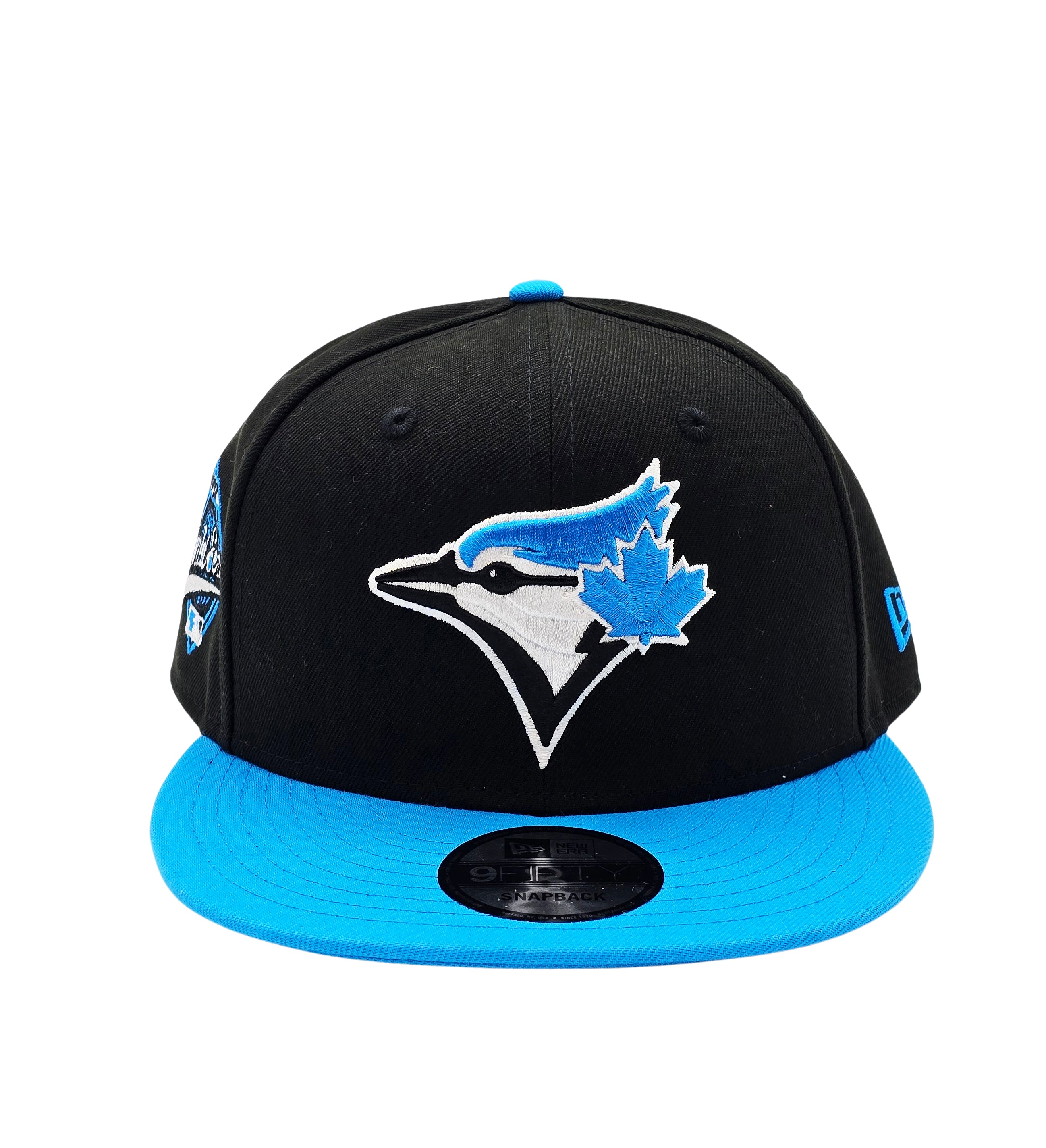NEW ERA 9FIFTY MLB 1992 WORLD SERIES TORONTO BLUE JAYS BLACK/BLUE SNAPBACK HAT