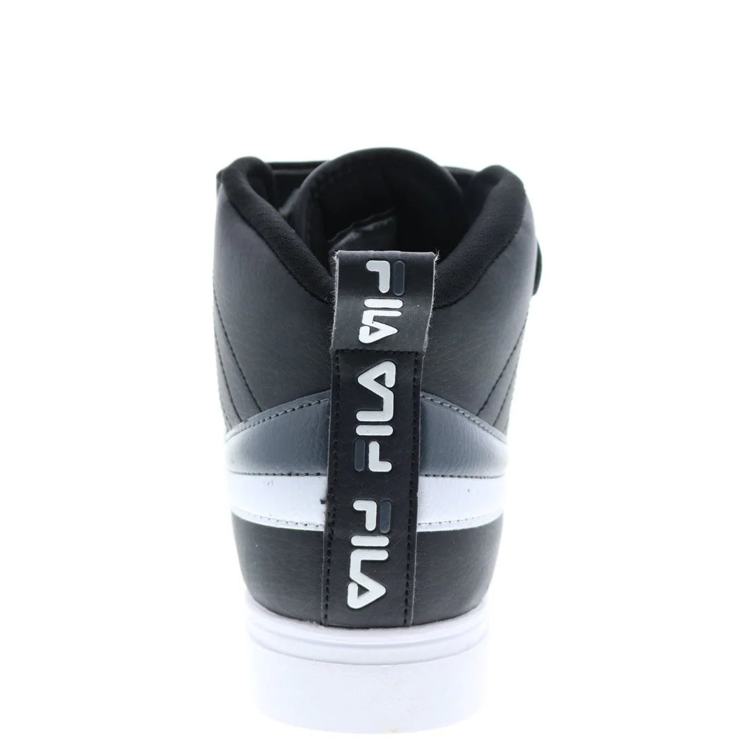 FILA VULC 13 REPEAT LOGO HIGH TOP SHOE (BLACK/WHITE)