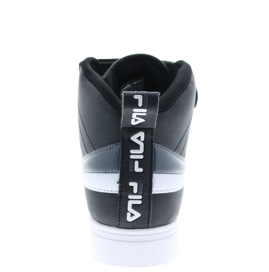 FILA VULC 13 REPEAT LOGO HIGH TOP SHOE (BLACK/WHITE)