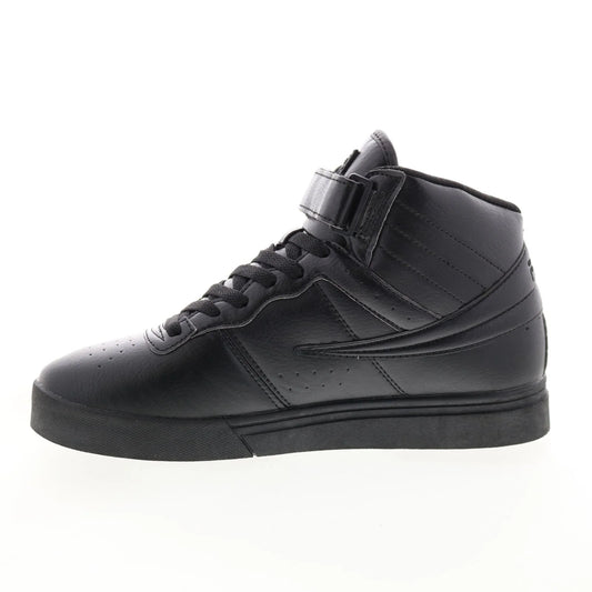 FILA MEN'S VULC 13 DISTRESS HIGH TOP SHOE (BLACK)