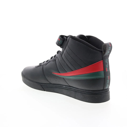 FILA VULC 13 REPEAT LOGO HIGH TOP SHOE (BLACK)