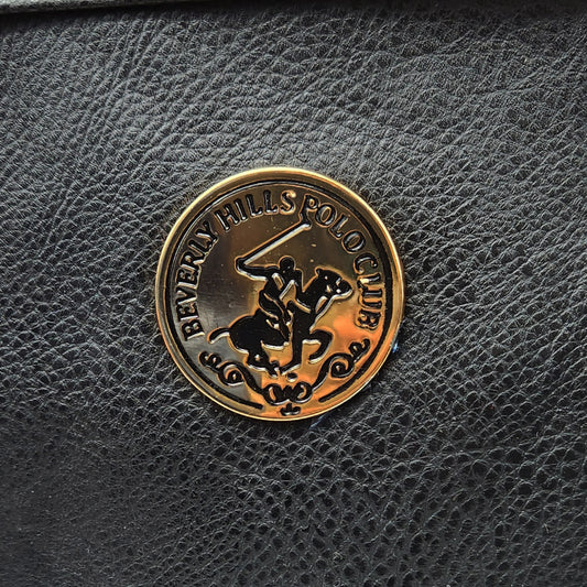 BEVERLY HILLS WOMEN'S BLACK FANCY HAND BAG