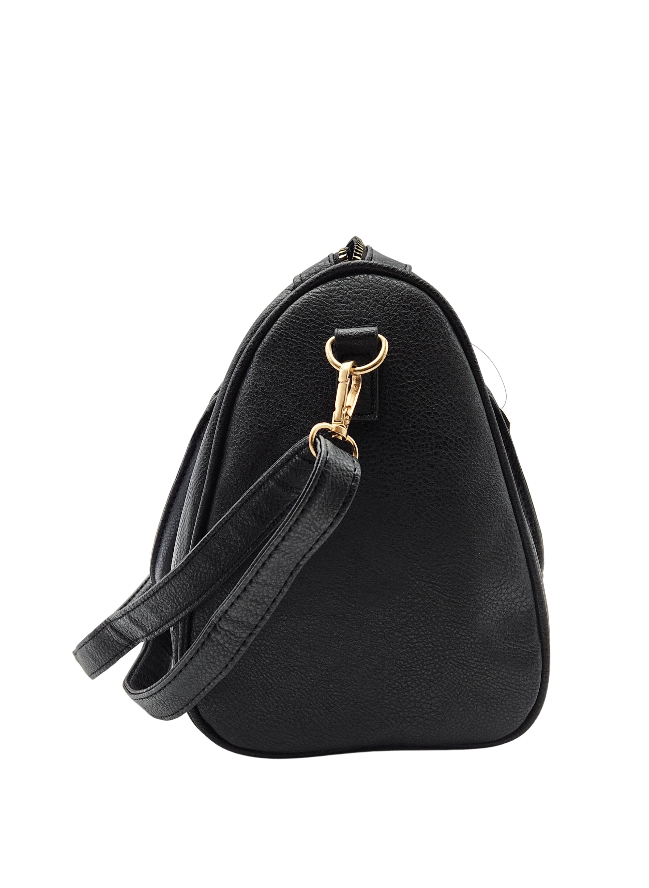 BEVERLY HILLS WOMEN'S BLACK FANCY HAND BAG