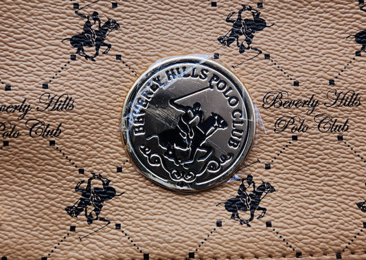 BEVERLY HILLS WOMEN'S TAN TOTE BAG