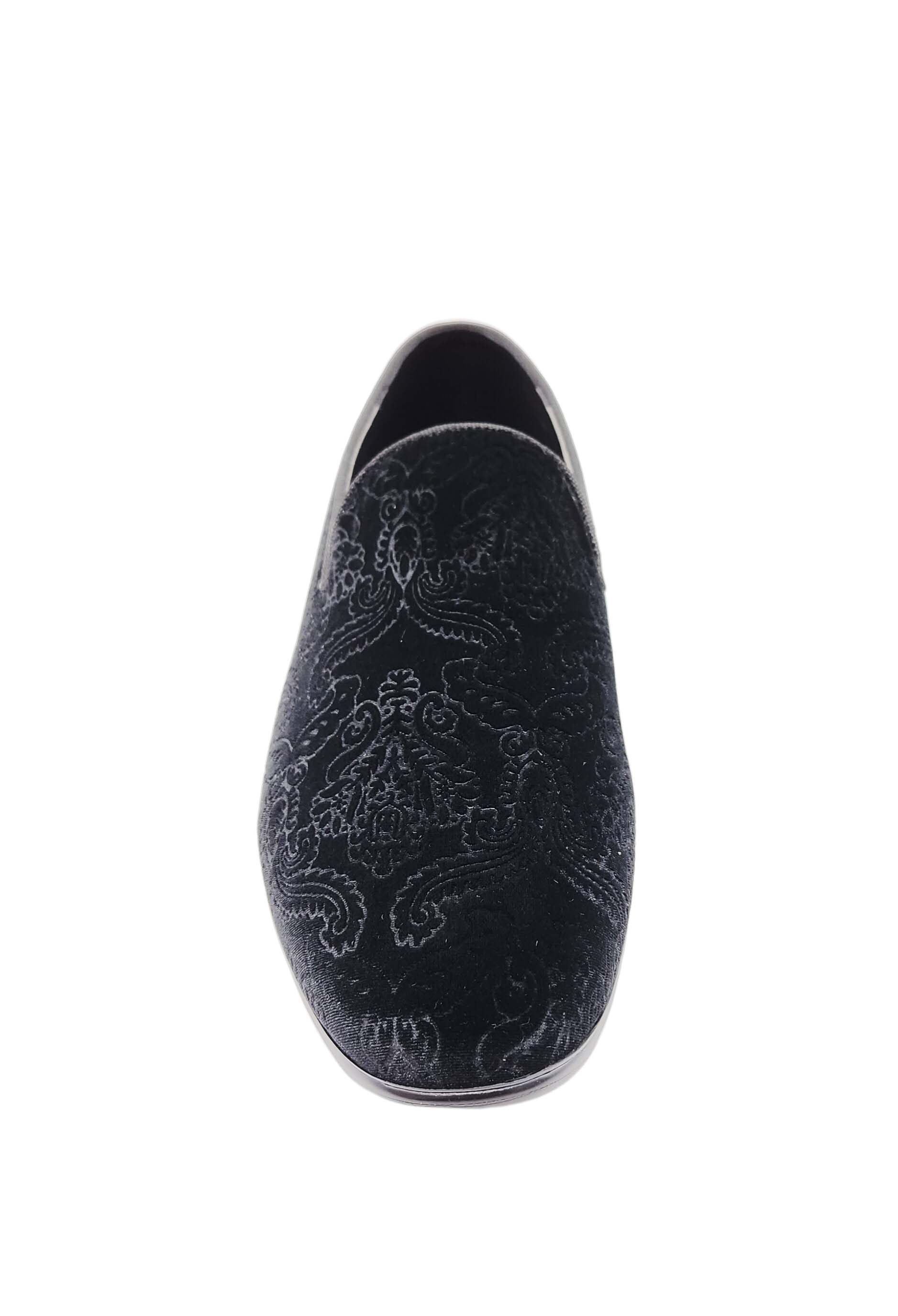 ROYAL MEN'S DESIGNER SMOKER SHOES (BLACK)