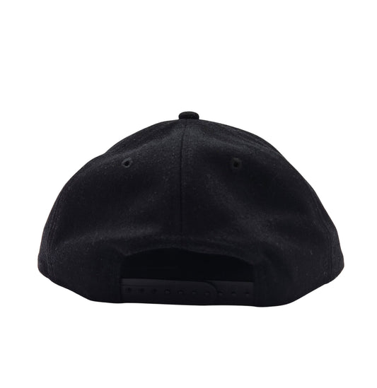 MEN'S NEW ERA GOLDEN STATE WARRIORS SUEDE BLACK SNAPBACK HAT