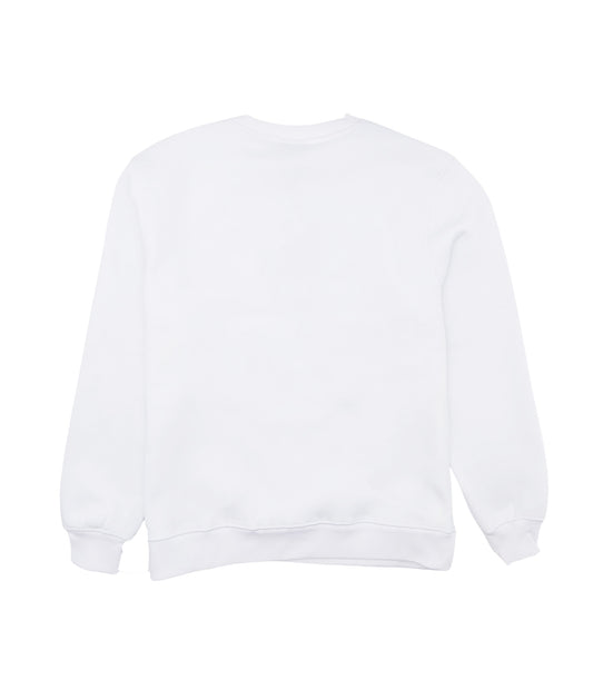 BLEECKER & MERCER MEN'S BEAR FLEECE CREWNECK (WHITE)