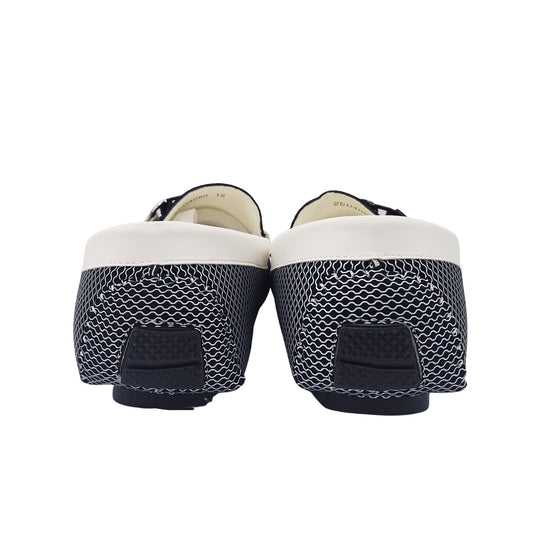 SEDAGATTI MEN'S FANCY LOAFERS (BLACK/WHITE)