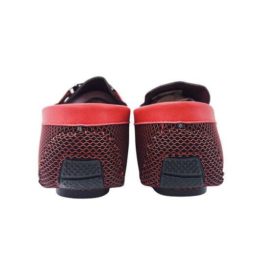 SEDAGATTI MEN'S FANCY LOAFERS (RED)