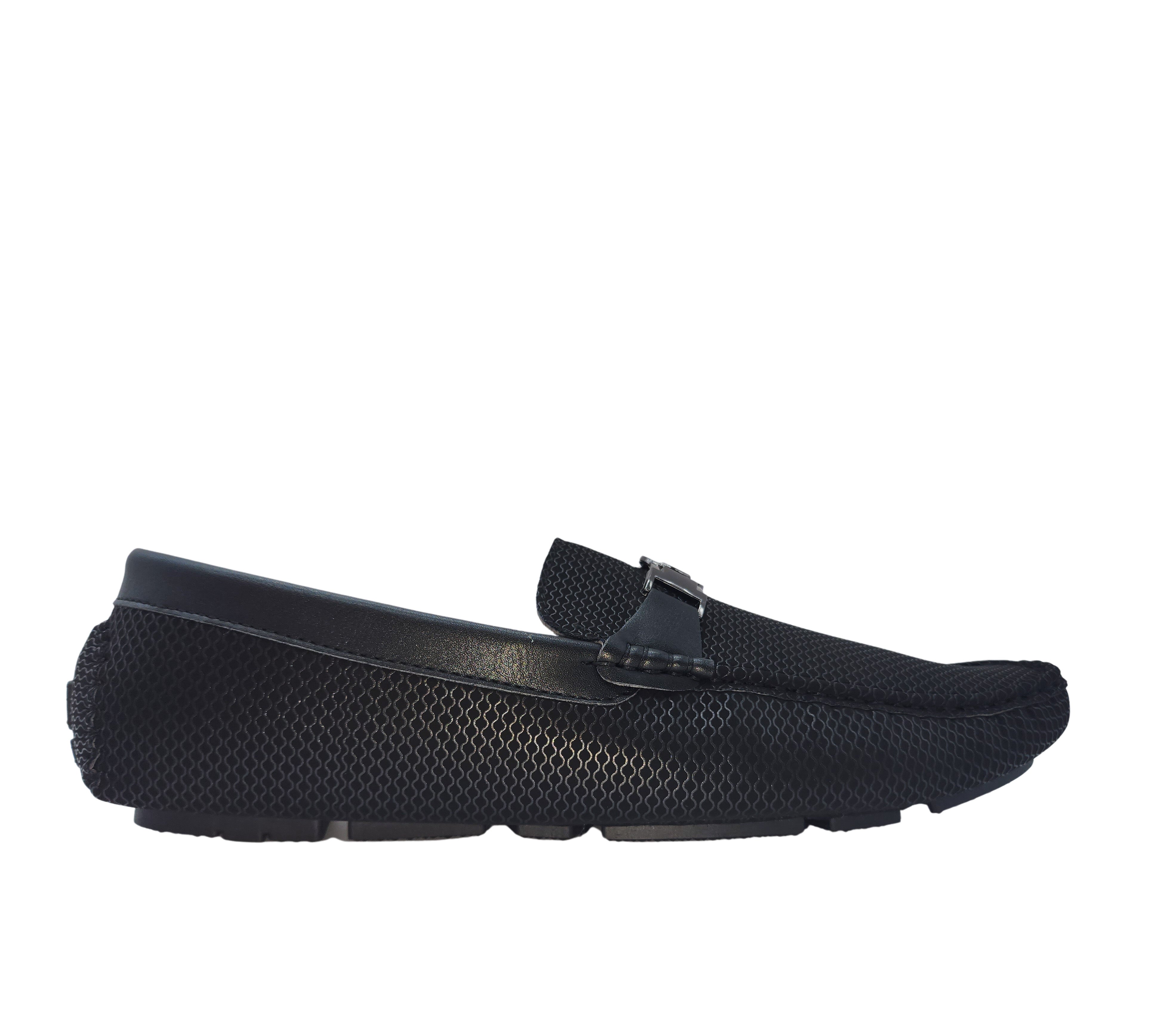 SEDAGATTI MEN'S FANCY LOAFERS (BLACK)