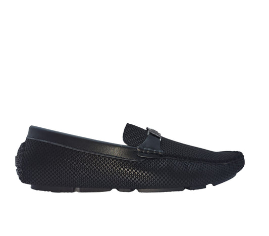 SEDAGATTI MEN'S FANCY LOAFERS (BLACK)