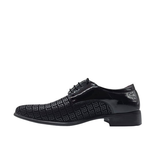 SEDAGATTI MEN'S FANCY SHOES (BLACK)