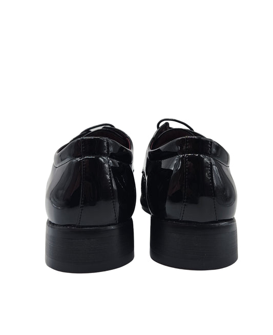 SEDAGATTI MEN'S FANCY SHOES (BLACK/WHITE)