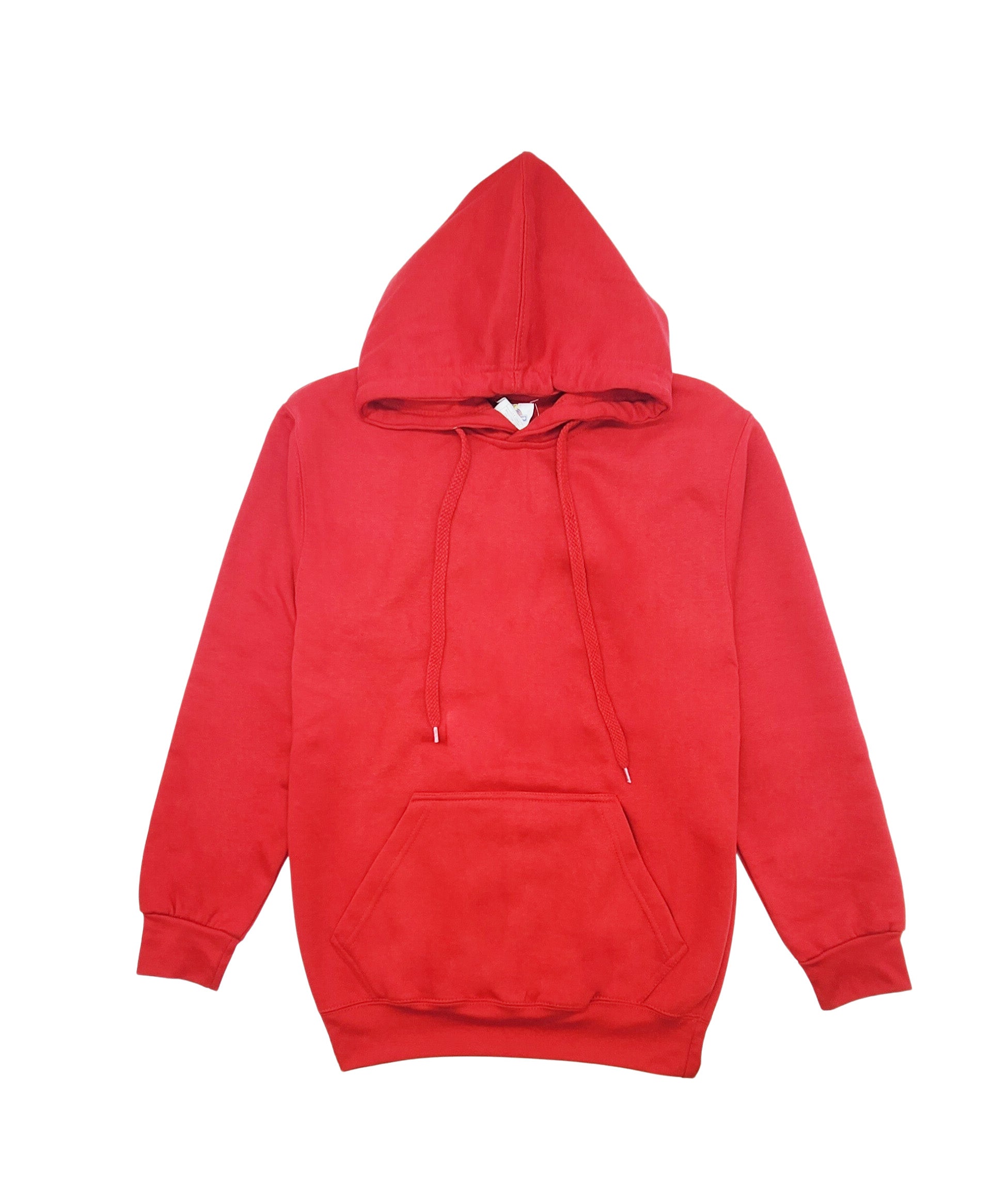 MEN'S FLEECE PULLOVER HOODIE (RED)
