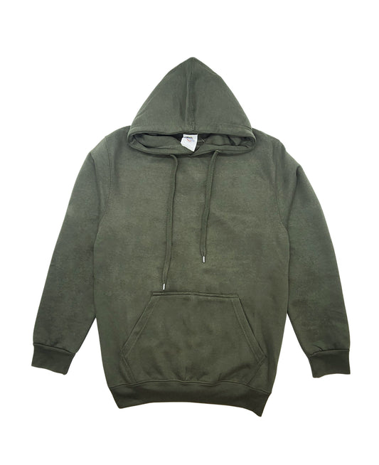 MEN'S FLEECE PULLOVER HOODIE (OLIVE)