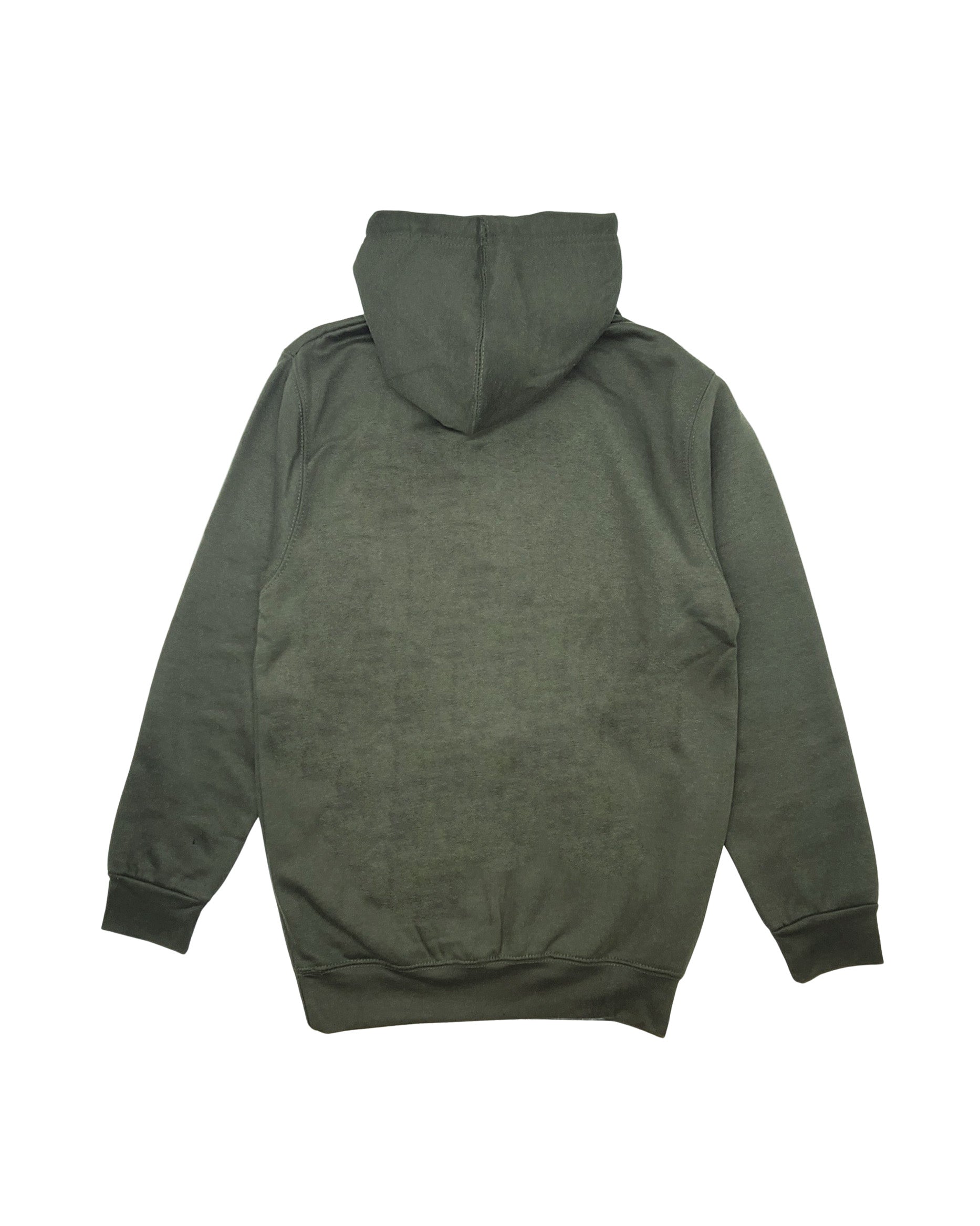 MEN'S FLEECE PULLOVER HOODIE (OLIVE)