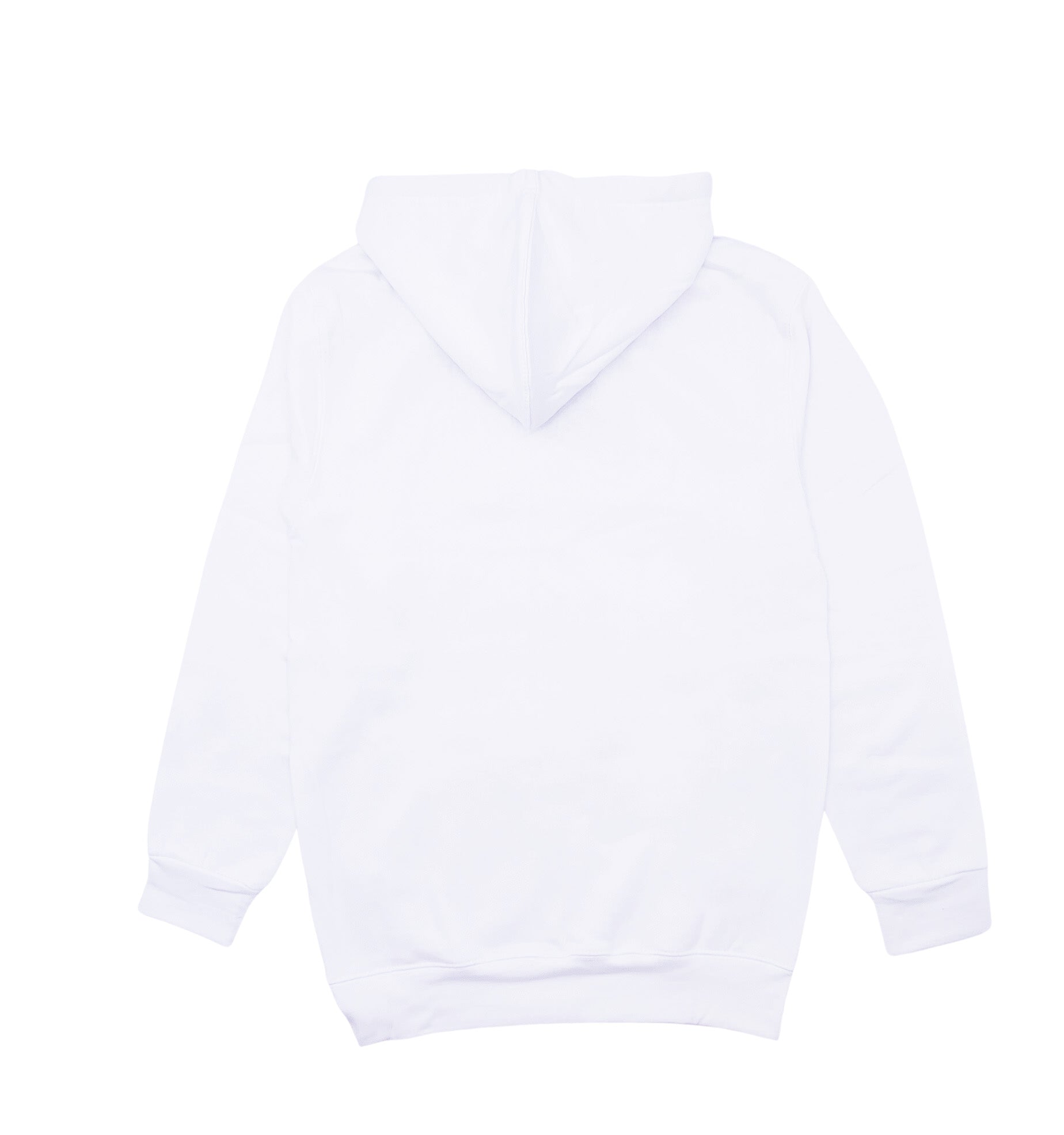 MEN'S FLEECE PULLOVER HOODIE (WHITE)