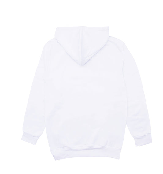 MEN'S FLEECE PULLOVER HOODIE (WHITE)
