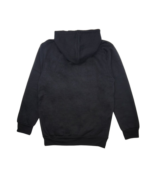 MEN'S FLEECE PULLOVER HOODIE (BLACK)