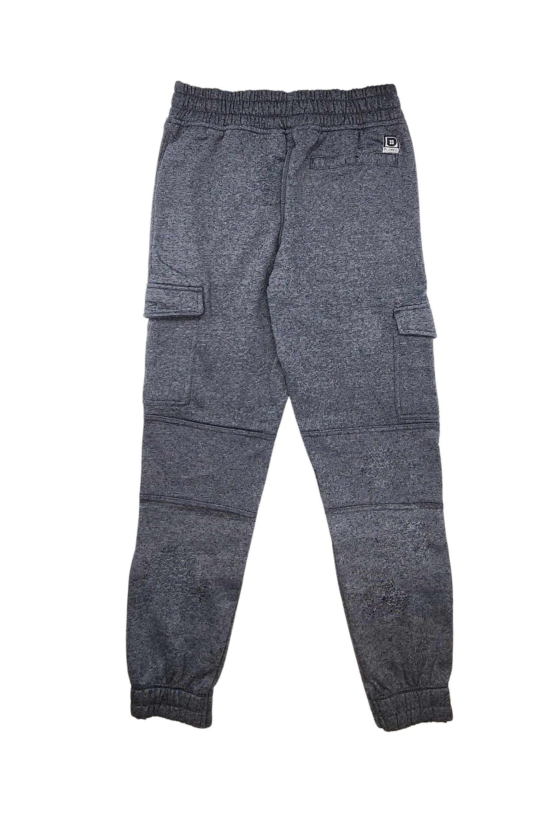 PLOREO MEN'S CARGO FLEECE JOGGERS (CHARCOAL)