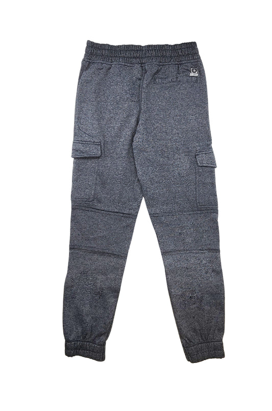 PLOREO MEN'S CARGO FLEECE JOGGERS (CHARCOAL)
