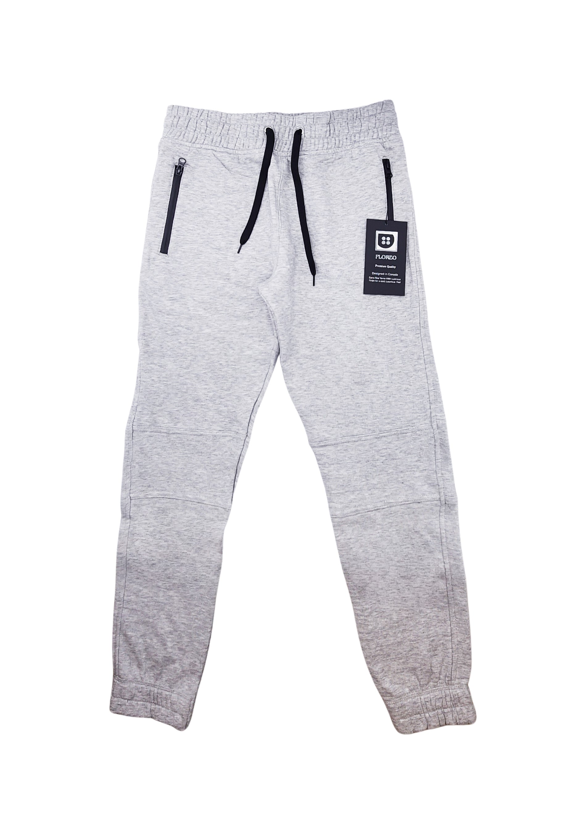 PLOREO MEN'S CLASSIC FLEECE SLIM FIT JOGGER (GREY)