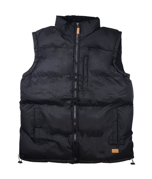 U.S. ICON MEN'S PUFFER VEST (BLACK)