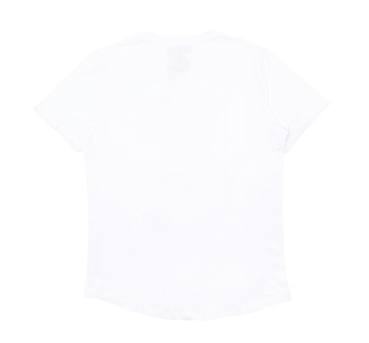 MEN'S RHINESTONE TEDDY BEAR SHORT SLEEVE T-SHIRT (WHITE)