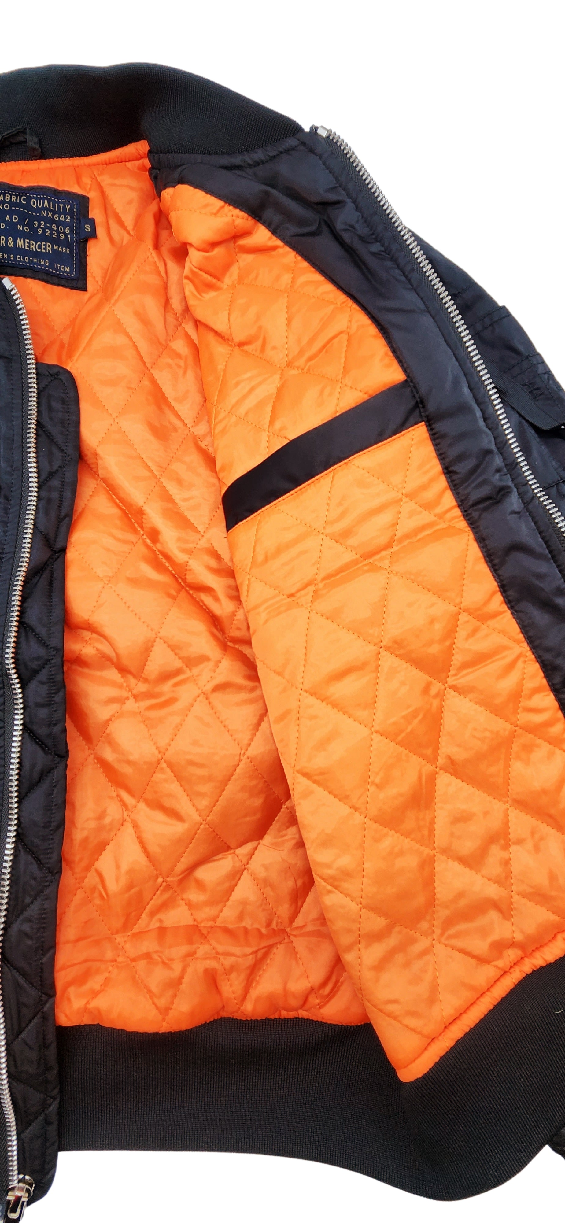 BLEECKER & MERCER MEN'S BASIC BOMBER JACKET (BLACK)