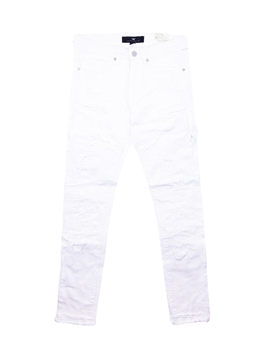 JORDAN CRAIG MEN'S REDWOOD CARPENTER DENIM JEANS (WHITE)
