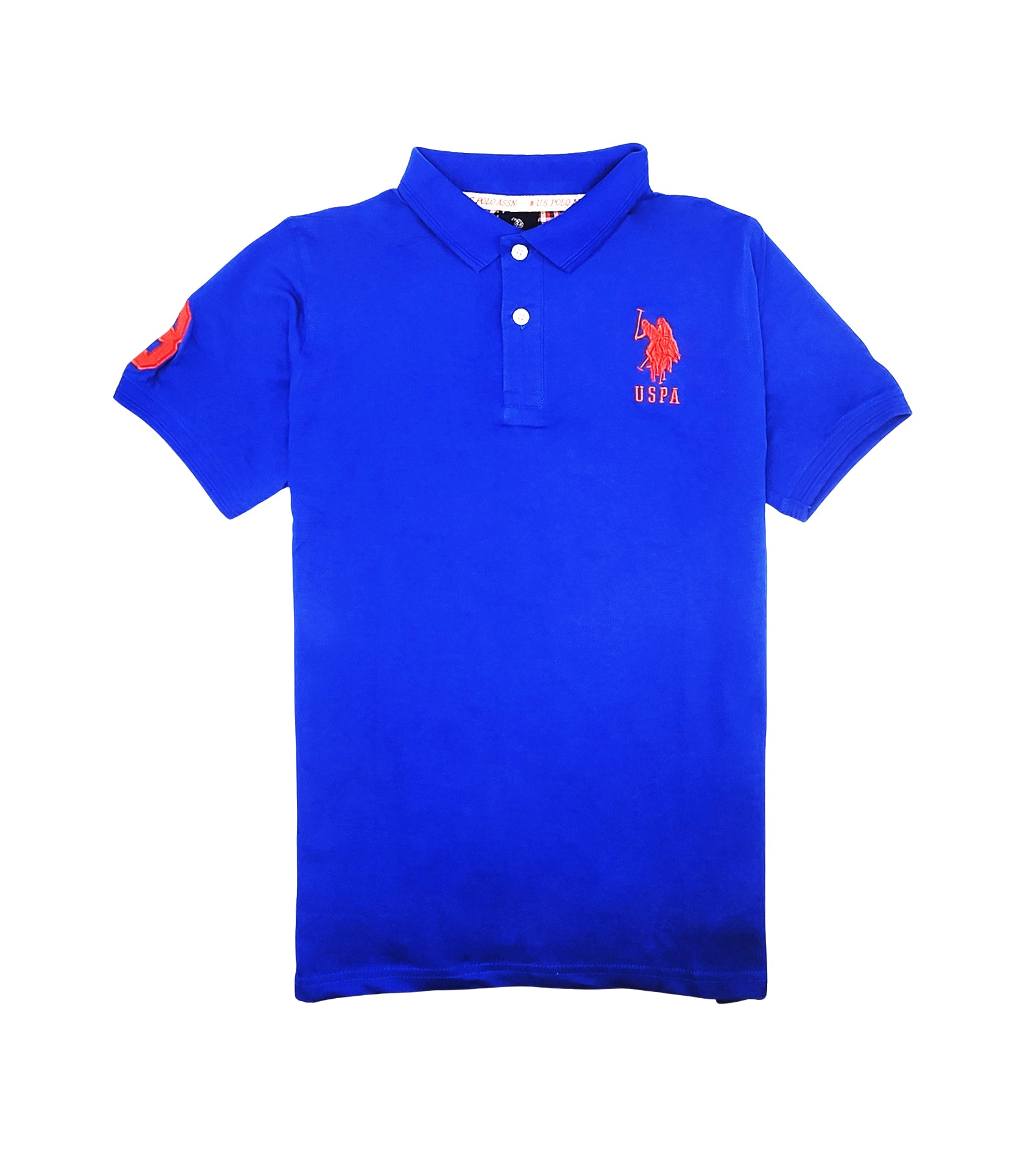 U.S. POLO ASSN. MEN'S BIG LOGO GOLF SHIRT (BLUE)