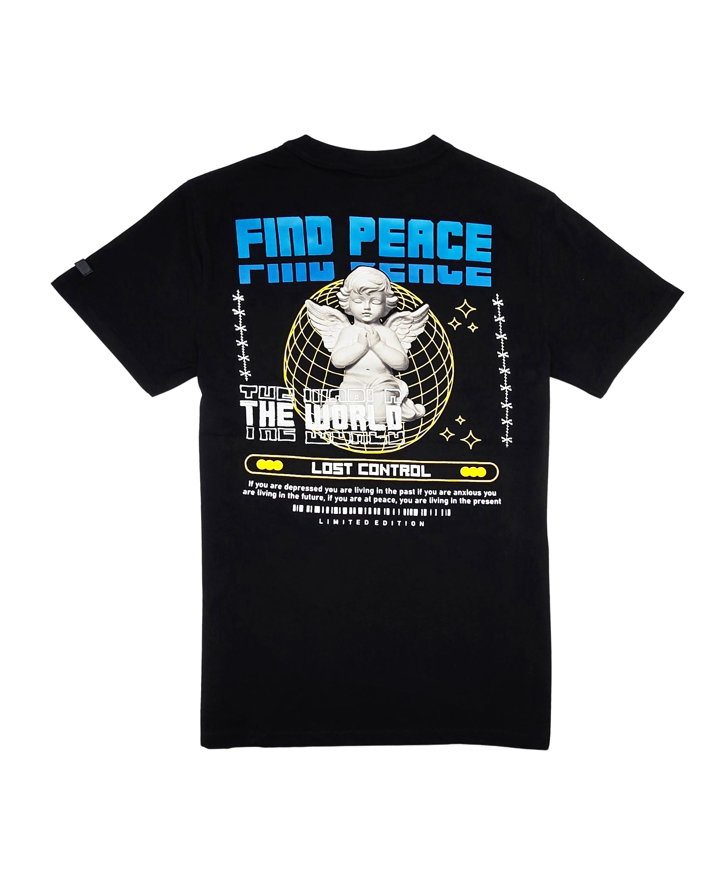 MEN'S SWITCH FIND PEACE GRAPHIC T-SHIRT (BLACK)