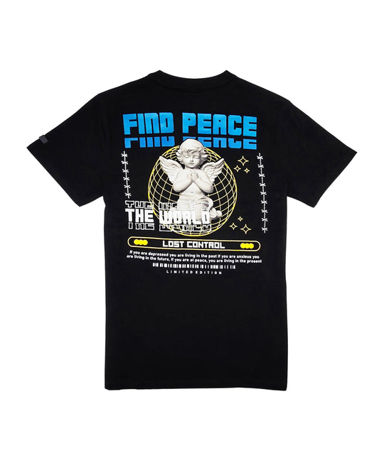 MEN'S SWITCH FIND PEACE GRAPHIC T-SHIRT (BLACK)