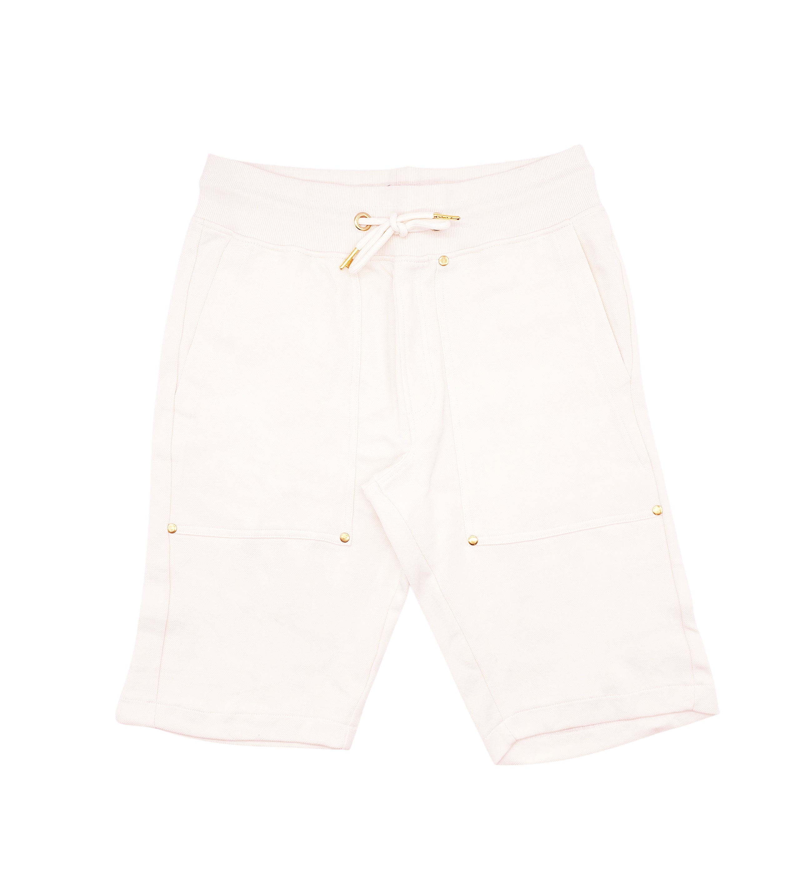 SWITCH REMARKABLE MENS OVERSIZED BASIC T-SHIRT/SHORTS SET (CREAM)