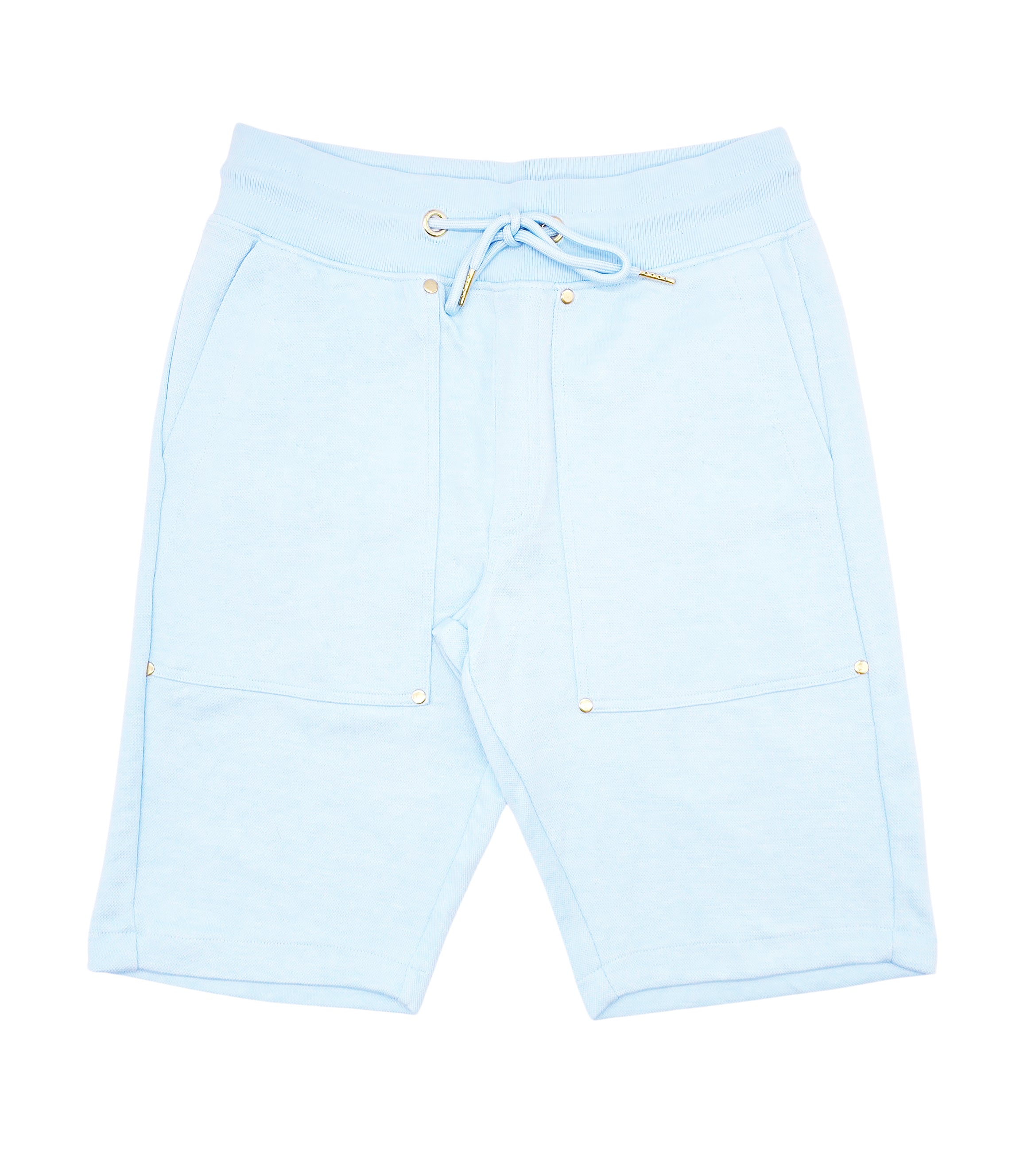 SWITCH REMARKABLE MENS OVERSIZED BASIC T-SHIRT/SHORTS SET (LIGHT BLUE)