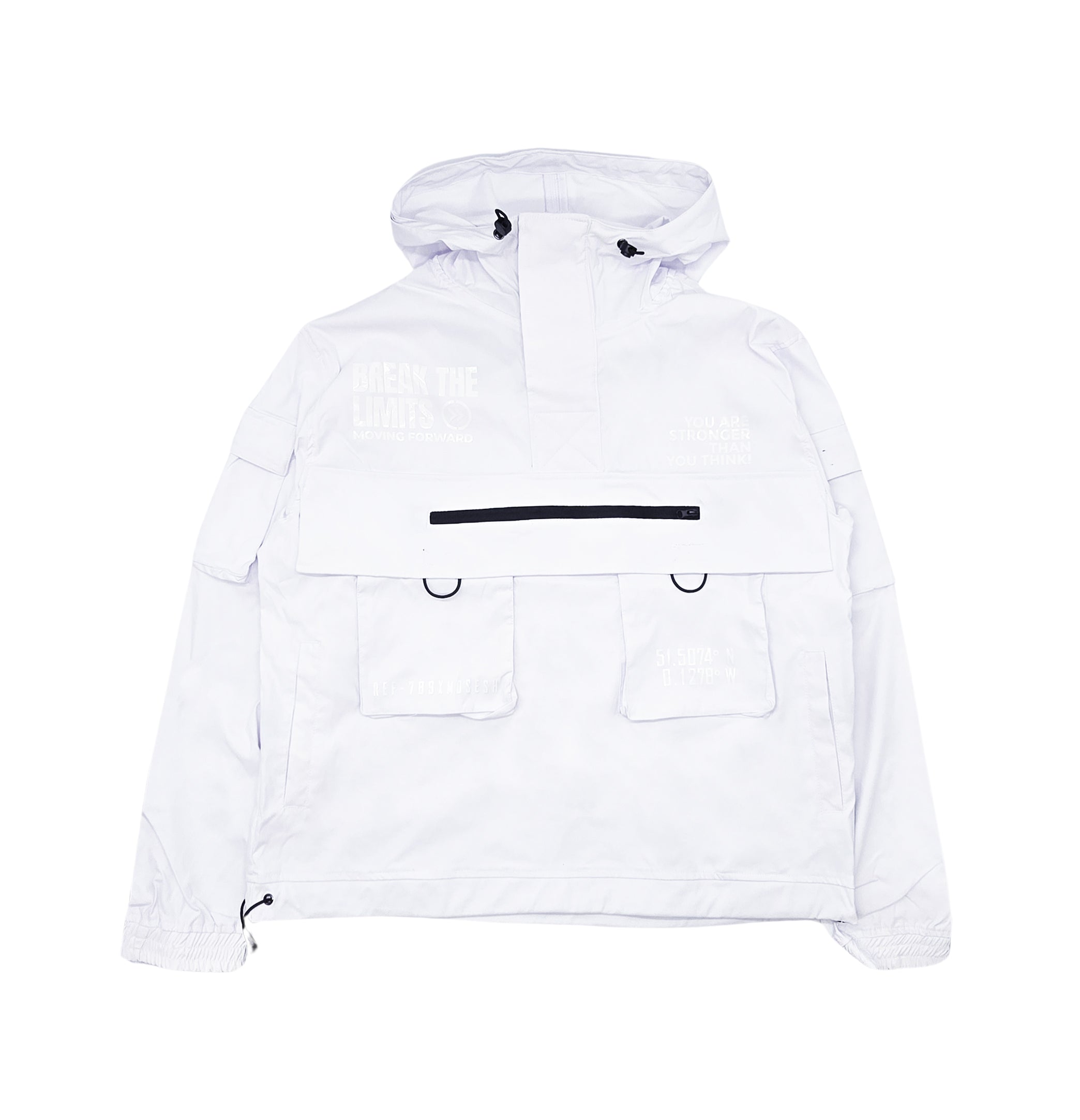 SWITCH MEN'S BREAK THE LIMITS WINDBREAKER 2-PIECE SET (WHITE)