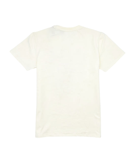 FLY HIGH SKY'S THE LIMIT CHENILLE & APPLIQUE GRAPHIC T-SHIRT (OFF-WHITE)