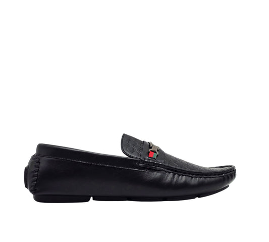 SEDAGATTI MEN'S FANCY LOAFERS (BLACK)