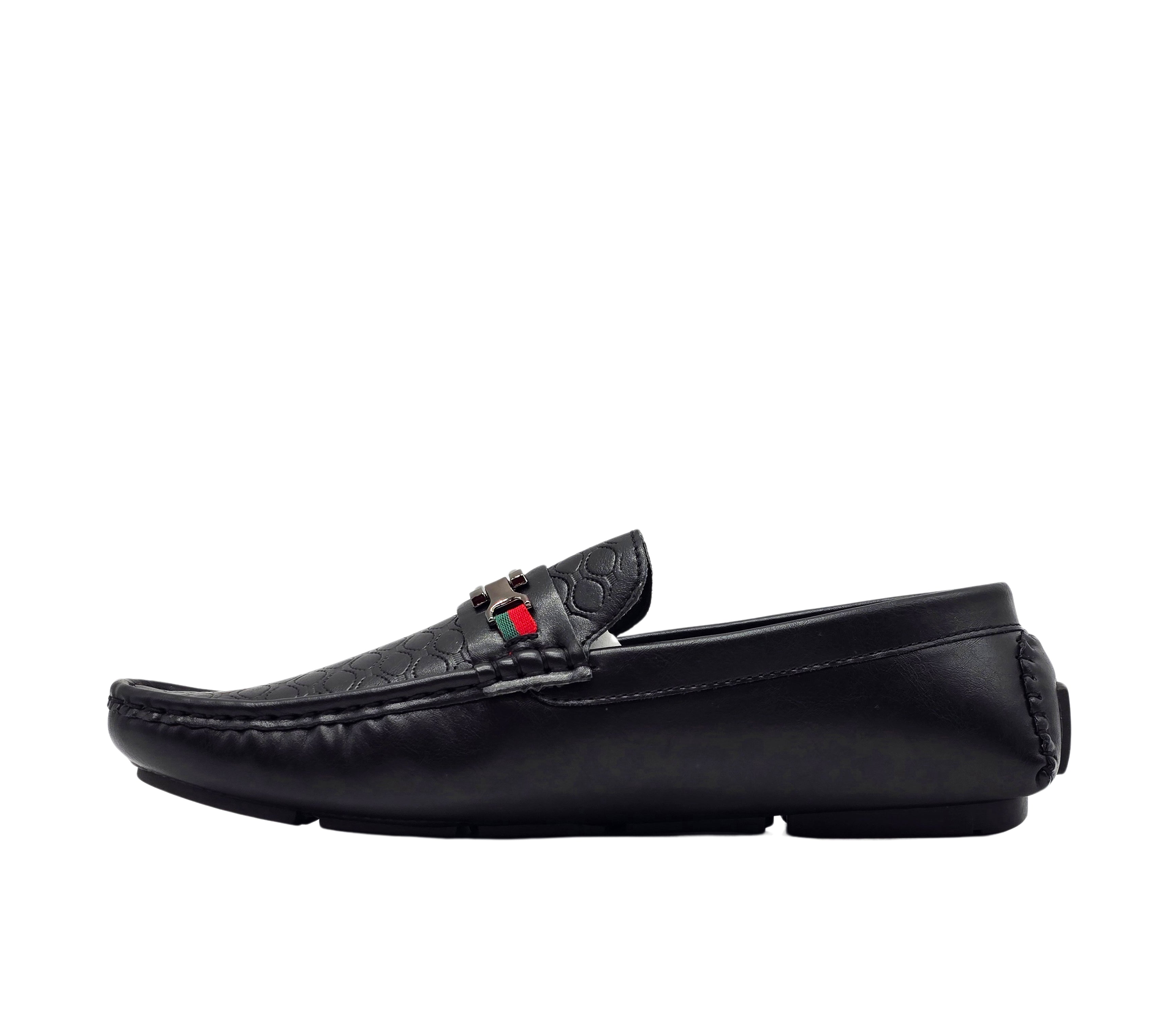 SEDAGATTI MEN'S FANCY LOAFERS (BLACK)