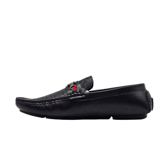 SEDAGATTI MEN'S FANCY LOAFERS (BLACK)