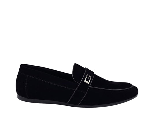 SEDAGATTI MEN'S FANCY LOAFERS (BLACK)