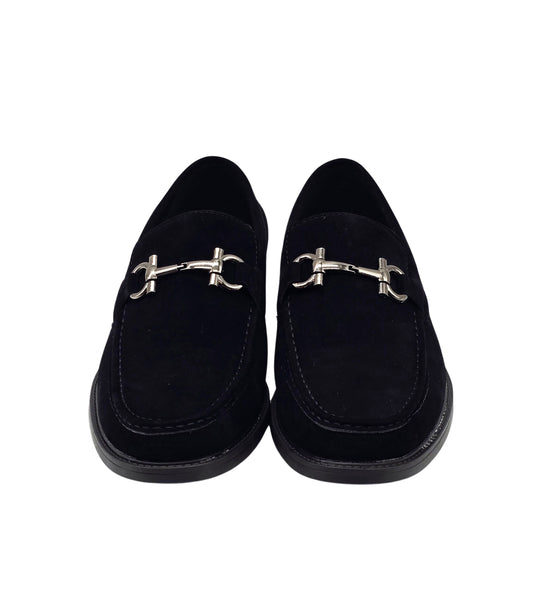 SEDAGATTI MEN'S FANCY LOAFERS (BLACK)